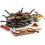 Oneconcept woklette appareil � raclette �lectrique avec set wok party & plaque de grill antiadh�sif