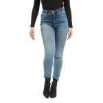 Jean skinny - only - onlmila high waist - taille haute - bleu - noir