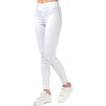 Jean skinny - only - royal blanc - taille haute - 5 poches - extensible