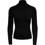 Pull en maille - only - karol - col roulé - noir - femme Pull en maille - only - karol - col roulé - noir - femme