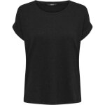 T - shirt only - femme - manches courtes - noir