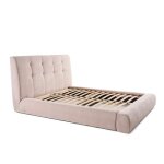 Onyx - lit coffre - 160x200 cm - en velours côtelé - sommier inclus - beige Onyx - lit coffre - 160x200 cm - en velours côtelé - sommier inclus - beige