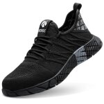 Ootdat chaussures de s�curit� pour hommes - chaussures de travail l�g�res et �l�gantes � embout en acier ...