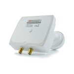 Lnb monobloc twin - opticum - double t�te - 2 sorties - compatible astra & hotbird - faible bruit 01db ...