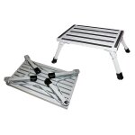 Optima marchepied pliant alu