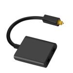 Optique numrique cble audio adaptateur sparateur audio optique toslink numrique  deux ports 1 en ...