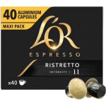 Lor espresso caf� - 40 capsules ristretto intensit� 11 - compatibles nespresso� *