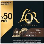 Lor espresso forza caf� en capsules intensit� 9 la bo�te de 50 capsules