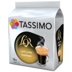 Lor - tassimo caf dosettes cafe long classique 16 pc m - lot de 3