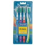 Oral b brosse  dent medium lot 4