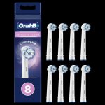 Oral - b brossette de rechange sensitive clean 8 unités Oral - b brossette de rechange sensitive clean 8 unités