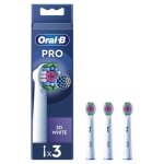 Oral - b pro 3d white - brossettes pour brosse  dents - 3 units