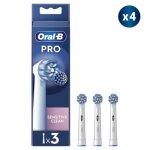Oral - b pro sensitive clean - 12 brossettes - brossettes ultra douces pour les gencives sensibles Oral - b pro sensitive clean - 12 brossettes - brossettes ultra douces pour les gencives sensibles