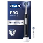 Oral - b pro series 1 brosse À dents Électrique noire 2 brossettes conçue par braun Oral - b pro series 1 brosse À dents Électrique noire 2 brossettes conçue par braun