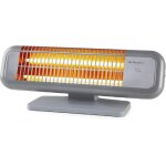 Orbegozo bp 0102 - radiateur rayonnant 2 niveaux de puissance bouton anti - basculement 2 barres de quartz ...