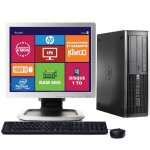 Ordinateur de bureau hp elite 6000 celeron dual core 4 go ram 1 to disque dur pc avec �cran 17 pouces ...