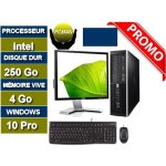 Ordinateur bureau hp elite 6000 pro �cran 20pouce sff dual core 27 ghz - windows 10 pro 20