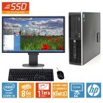 Ordinateur de bureau�hp elite 8100 intel core i5�8 go ram 1 to disque dur ssd tft 22 pc de bureau reconditionn ...