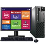 Ordinateur de bureau lenovo thinkcentre m90 core i5 8go ram 250go disque dur ecran ordinateur 17 pouces ...