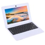 Ordinateur portable 10. 1 pouces android quad core 1gb ram 8gb rom wifi bluetooth blanc yonis