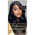 Coloration - loral - prfrence 1 - noir napoli - permanente - 100% cheveux blancs couvert