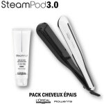 Loral professionnel steampod 3. 0 lisseur + crme cheveux epais 150 ml
