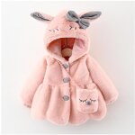 Oreilles de lapin mignonnes en peluche bébé veste noël douce princesse filles manteau lh1006kdjkt01a ... Oreilles de lapin mignonnes en peluche bébé veste noël douce princesse filles manteau lh1006kdjkt01a ...