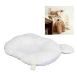 Oreiller pour bébé - surenhap - prévient la tête plate - support pour le modelage de la tête - blanc Oreiller pour bébé - surenhap - prévient la tête plate - support pour le modelage de la tête - blanc