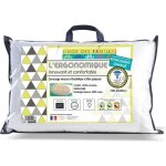 Oreiller ergonomique cervical 40x60 cm - mousse orthopédique - diminue le ronflement - soulage dos et ... Oreiller ergonomique cervical 40x60 cm - mousse orthopédique - diminue le ronflement - soulage dos et ...
