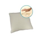Oreiller - incasa - mod�le � m�moire de forme - 60 x 60 cm - housse en coton - confort moelleux