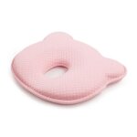 Oreiller mmoire de forme bb nouveau - n anti tte plate lavable respirant doux - rose - surenhap ...