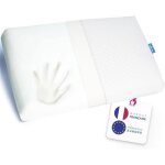 Oreiller mémoire de forme - lazy bear home - 60x40cm - ergonomique - moelleux - orthopédique Oreiller mémoire de forme - lazy bear home - 60x40cm - ergonomique - moelleux - orthopédique