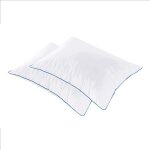 Oreiller moelleux coton et polyester 50x70 épais 5cm Oreiller moelleux coton et polyester 50x70 épais 5cm