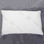 Oreiller - outad - 19x28 pouces - mousse de mémoire déchiqueté - blanc - oreiller médium Oreiller - outad - 19x28 pouces - mousse de mémoire déchiqueté - blanc - oreiller médium