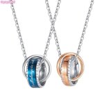 Organgonfand parure bijoux - femme - or rose - coeurs - cristaux - chic