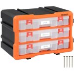 Organisateur pour outils plastique transparent 295x195 x16cm boîtes rangement 36 compartiments tiroirs ... Organisateur pour outils plastique transparent 295x195 x16cm boîtes rangement 36 compartiments tiroirs ...