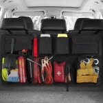 Organisateur de voiture rangement voiture - [super capacit�] organiseur voiture �quip� de [elastic net ...