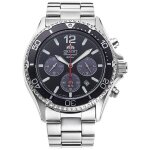 Montre - orient - mako ra - tx0202b10b - quartz - homme - noir - acier inoxydable - 10 atm