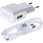Original blanc 2000 mah ( 2 amp ) samsung micro usb 2 pin chargeur secteur marchandise en bulk adapt ...