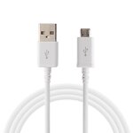 Original c�ble data se charge cable pour samsung blanc 12 m�tre usb � micro usb samsung galaxy s6 s7 ...