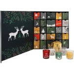 Original calendrier de lavent avec 25 bougies parfumées dans pots en verre - version noël multicolor Original calendrier de lavent avec 25 bougies parfumées dans pots en verre - version noël multicolor