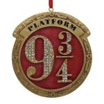 Ornement de nol - harry potter - plate - forme 9 3 / 4 - polyrsine - dcoration  suspendre - mixte ...