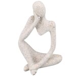 Ornement - vvikizy - statue de penseur en rsine - design abstrait - dcoration intrieure - couleur ...