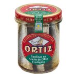 Ortiz - sardines huile dolive bio 190gr - unit