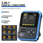 Oscilloscope numrique portable - mioloe - dso - tc3 - 500 khz - testeur de transistor - cran tft 24 ...