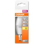 Osram ampoule led flamme dépolie avec radiateur 75w=60 e14 chaud Osram ampoule led flamme dépolie avec radiateur 75w=60 e14 chaud