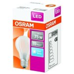 Osram - ampoule led standard verre dépoli 8w75 e27 blanc froid boite de 1 Osram - ampoule led standard verre dépoli 8w75 e27 blanc froid boite de 1