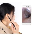 Otoscope de camra doreille dusb3. 9mm hd porte doreille avec le nettoyant doreille compatible de cire ...