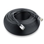 Ototon 100m cble ethernet rj45 rseau dutilisation extrieure bobine impermable cat6 awg24 utp rj45 ...