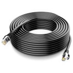 Ototon 50m cble ethernet rj45 rseau dutilisation extrieure bobine impermable cat6 awg24 utp rj45 ...